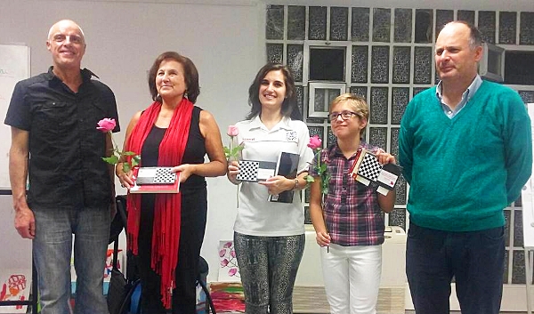 Romina Rodriguez, campeona del Ciudad donostia femnino de Aejdrez 2015